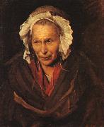  Theodore   Gericault Madwoman oil on canvas